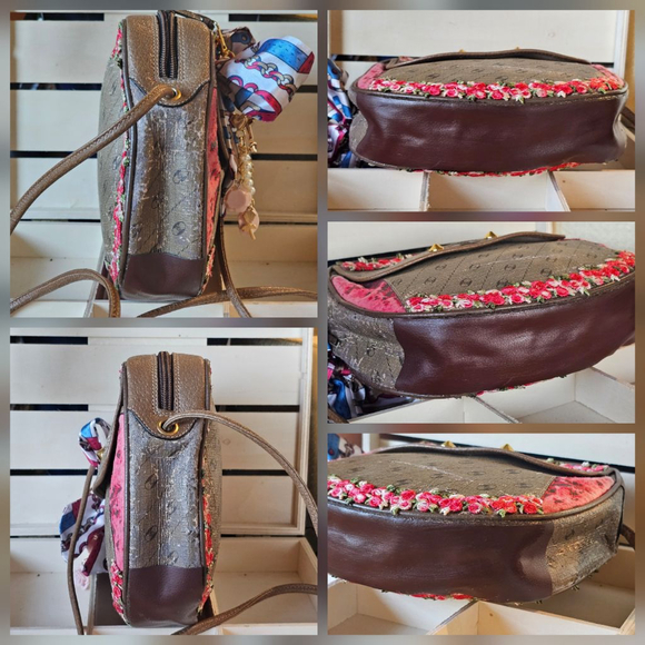 Gucci Rigate Interlocking GG Crossbody wTwilly/Patches/Charms Added Plus Dustbag - Picture 12 of 15